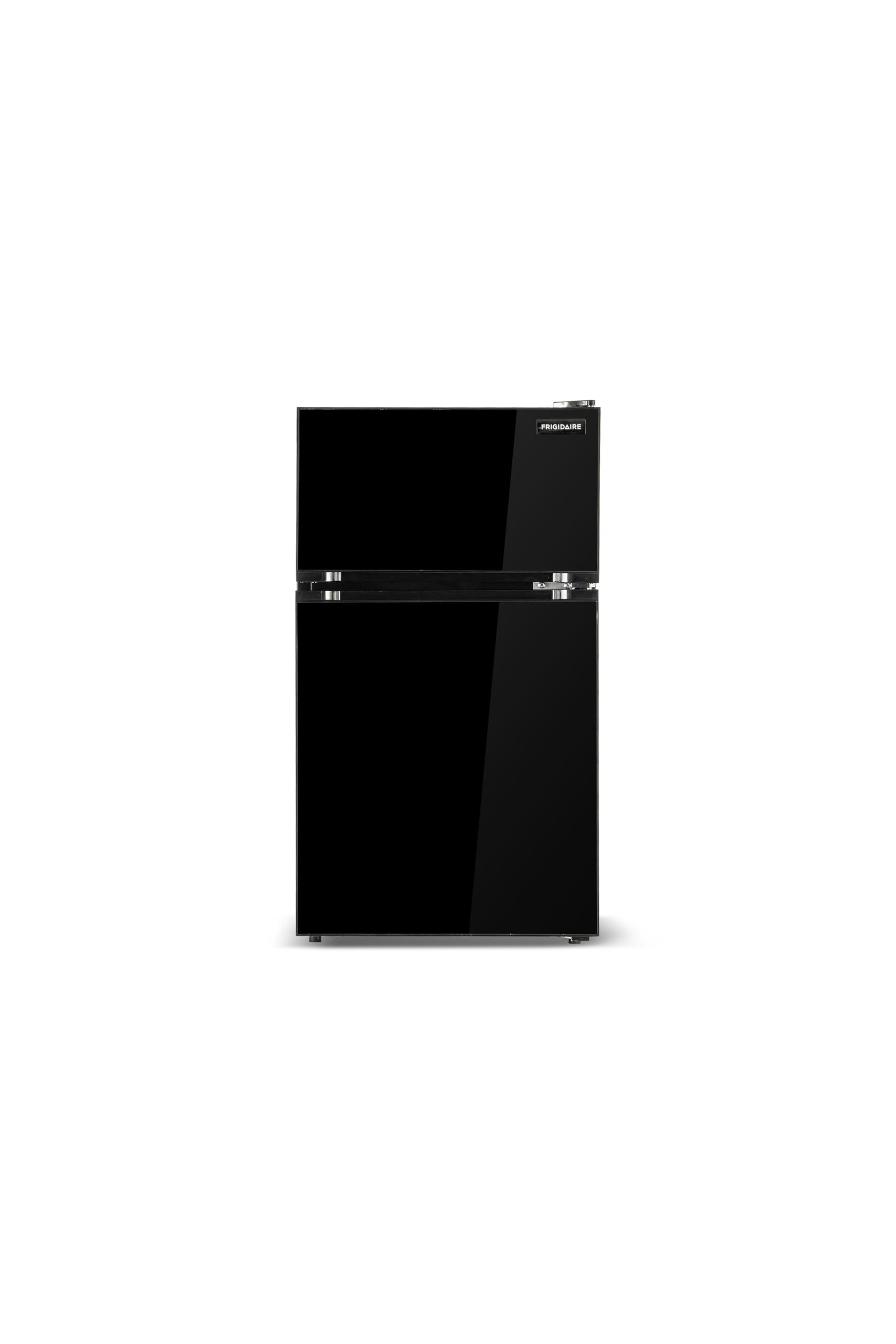 Frigidaire, 3 Cu. Ft. Refrigerator, Glass Two Door, Black
