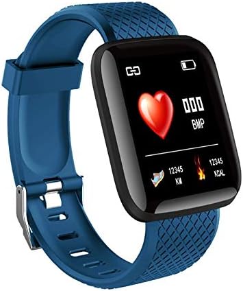 CamKpell 116 Plus Smart Watch 1.3 Inch Tft Color Screen Waterproof Sports Fitness Activity Tracker Smart Watch - Blue