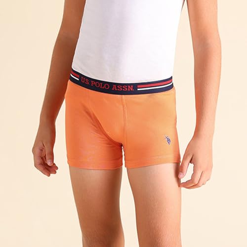 Image of U.S. Polo ASSN. Boy's Cotton Casual Style Trunks (Pack of 2)