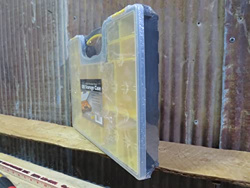 Heavy Duty 20 Bin Portable Parts (Nuts, Bolts, Etc.) Storage Organizer Case With Built-In Carrying Handle #TOP3