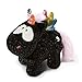 NICI 47378 Kuscheltier Rainbow Yin 32 cm – Einhorn Plüschtier für Mädchen, Jungen & Babys – Flauschiges Stofftier zum Kuscheln & Spielen – Kuscheliges Schmusetier, schwarz/bunt