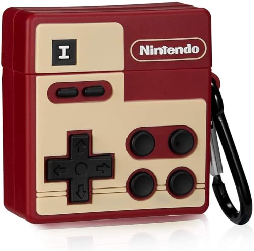 Image of Careflection Premium Funky Cartoon 3D Full Protective Case with Keychain for Airpods 3 (NES Controller), Multicolor