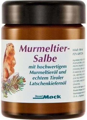 Josef Mack Marmot Oil Ointment with Mountain Pine Oil, 100 ml
