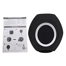 [Thoughtful Design Details] Equipped with concealed cable routing holes to prevent wire tangling and a detachable blue mesh for easy cleaning, this windscreen keeps your recording equipment hygienic and organized. every detail is crafted to enhance y...