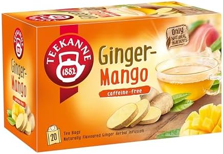 Chá Ginger Mango 35g Teekanne - gengibre com manga