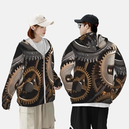 Chaqueta ligera con capucha de protección solar miniatura 5