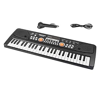 Kids Piano Clavier 49 Key Keyboard Piano Electric 49 Touches avec Microphone éducatif Toy Music Instrument Gift for… - Les Beatles, Paul McCartney, John Lennon, RIngo Starr, George Harrison Kids Piano Clavier 49 Key Keyboard Piano Electric 49 Touches avec Microphone éducatif Toy Music Instrument Gift for… – Image 2