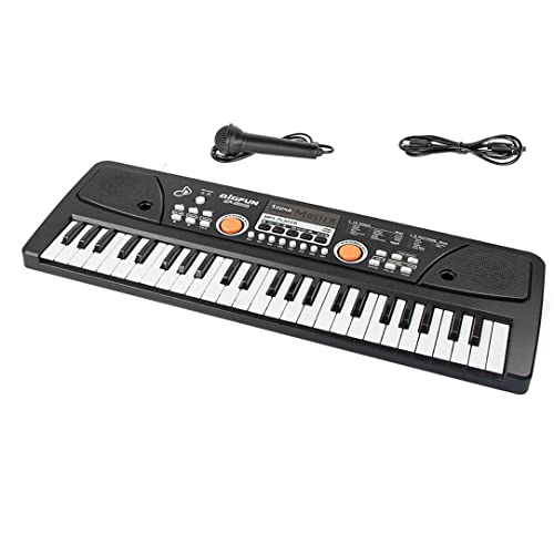 Kids Piano Clavier 49 Key Keyboard Piano Electric 49 Touches avec Microphone éducatif Toy Music Instrument Gift for… - Les Beatles, Paul McCartney, John Lennon, RIngo Starr, George Harrison Kids Piano Clavier 49 Key Keyboard Piano Electric 49 Touches avec Microphone éducatif Toy Music Instrument Gift for… – Image 3