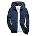 FRAUIT Giacca A Vento Uomo Trekking Traspirante Giacche Impermeabile Ragazzo Leggera Taglie Forti Plus Size Oversize Hooded Sweat Sportiva Felpa Uomini con Cappuccio E Zip Cardigan Giubbotto Cappotto