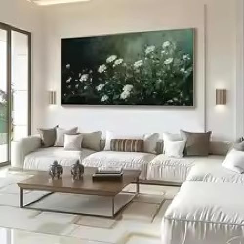 Art mural texturé à fleurs pour illuminer les petits espaces sans surcharger