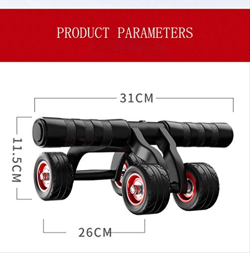 Rueda abdominal sin ruido BAJIE rodillo desmontable para ejercicio de cintura 2