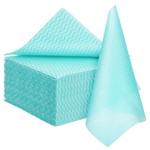 KOCKSHION Panni Assorbenti da Cucina Multiuso Non Tessuto, Riutilizzabili e Delicati, Strofinacci per Lavare e Asciugare i Piatti, Set da 50 Pezzi per Pulizia Efficiente in Cucina