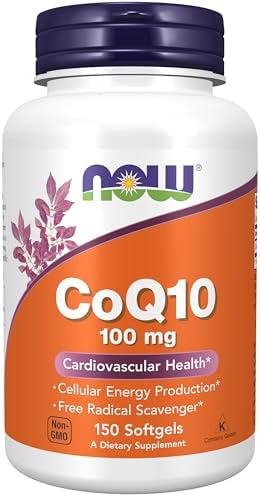 NOW Foods - CoQ10 Para a Saúde Cardiovascular 100 mg. - 150 Cápsu...