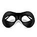 Black Classic Superhero Mask (Non-Light Up) (Party Favors Pack of 12)