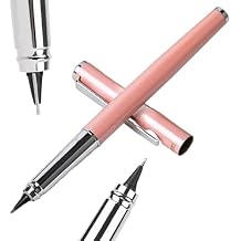 Fountain pen, extra fine point smooth writing pens for journaling fancy pens, hero 70 colored metal pen writer gifts Pen Sets for Men and Women Classic Design with Converter Peach