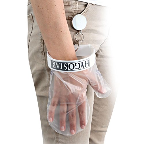 HYGOSTAR Quick & Clean Set – 5 Fingerhandschuhe + 1 Ring...