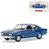 Das Fahrzeug ist ca 5 cm lang Opel Manta A Coupe Blau 1970-1975 H0 1/87 Wiking Modell Auto mit individiuellem Wunschkennzeichen