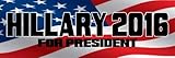 2016 Hillary Clinton for President Bumper Sticker Car Truck Window