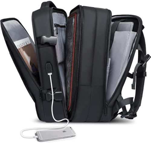 Mochila de Viagem Expansivel Masculina Feminina, Mochila Para Not...