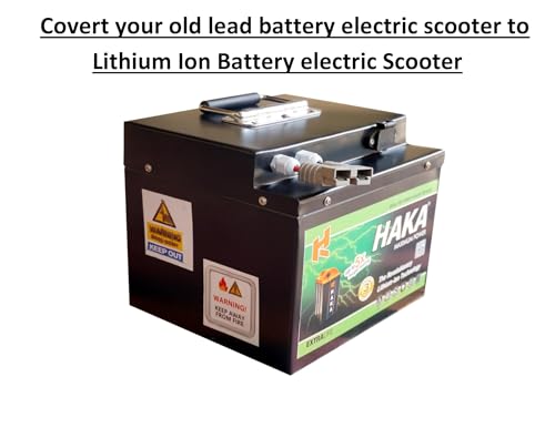 Image of HAKA MOTO 48V 33 Ah Lithium Ion Battery fix for All Electric 2-Wheeler for Hero Optima, Okinawa, E-Ashwa, TVS, Ather EV Scooter | Covert your old lead battery scooter to Lithium Ion Battery Scooter