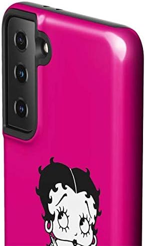 Skinit Pro Phone Case Compatible with Galaxy S21 Plus 5G - Officially Licensed Betty Boop Pink Background Design