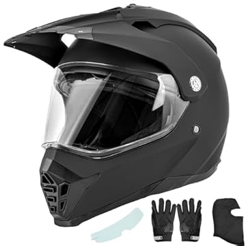 full face dirt bike helmet with visor