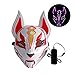 Produktbild Licht LED-Maske, Fox Neon Maske Glow In The Dark Horror Maske, für Kinder Erwachsene Cosplay Festival Parteien,Lila