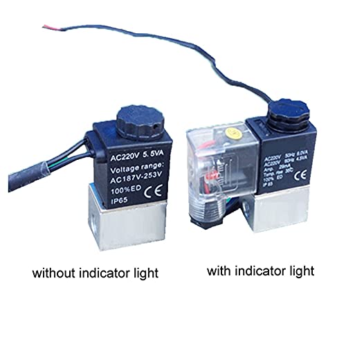 Électrovanne de compresseur d'air 380V sans indicateur 1/8 pouce NC