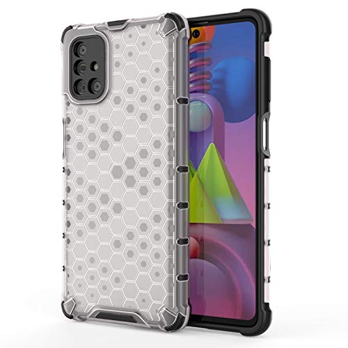 Image of Glasgow Back Case Cover Designed for Samsung Galaxy M51 - Transparent