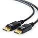 Produktbild CSL - 1m Ultra HD 4k Displayport 1.2v DP auf Displayport 1.2v DP Kabel - inkl. Sperrfunktion - Auflösung bis zu 3840 x 2160 - HDCP 1.3 - bis zu 17 Gbit s - dreifach geschirmt