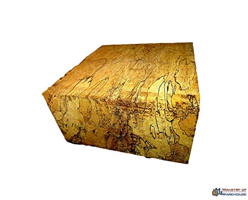 Bloque de Madera Tamarindo 6x6x3 pulgadas para Torneado miniatura 2