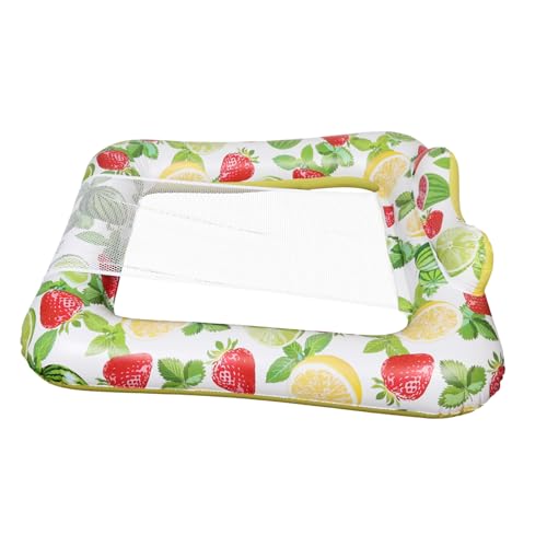 Chaise hamac eau gonflable adulte fauteuil piscine léger portable PVC