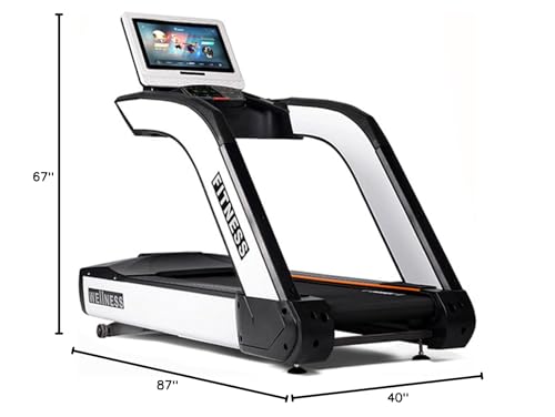 Image of Treadmill for Home& Commercial Gym with 20% Auto Incline, 7.0 HP Motor, 18.5 inch Large Touchscreen, 500 LB Weight Capacity, Ideal for Running and Walking
