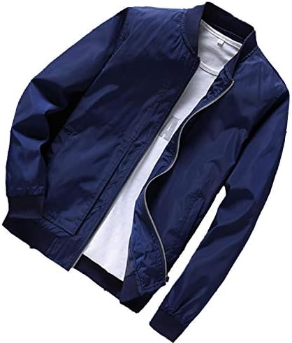 HRRPS Men Autumn Baseball Collar Jacket Coat Flight Air Force Jacket Plus Size