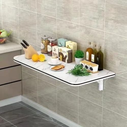 Table pliante murale avec abattants pour ordinateur portable