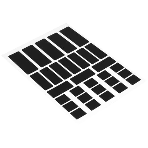 Gatuida Cinta Antideslizante para Ratón Gamer Negra Ultrafina, Adhesivo Resistente al Sudor para Ratones Inalámbricos y Cableados, Accesorio de Agarre para Ordenador y Juegos, 1 Hoja DIY
