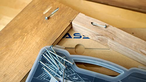 Massca Kit de Tornillos para Agujeros en Bolsa, Set de 500 Tornillos para Madera y Tornillos Autorroscantes miniatura 6