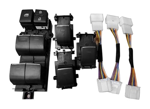 Interrupteur fenêtre électrique pour RAV4 2019 rétroéclairé commande fluide conducteur LHD