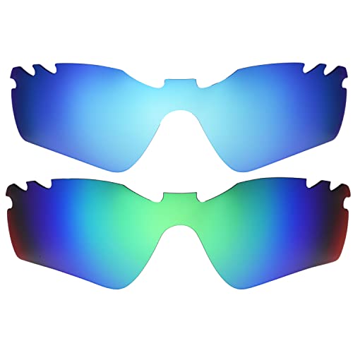 Lentilles Radar Path ventilées de rechange couleur Bleu/Vert pour réparer vos lunettes de running