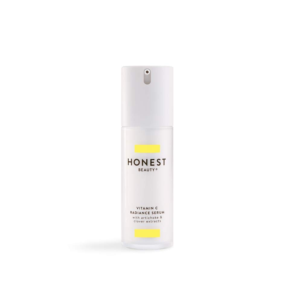 Honest Beauty Vitamin C Radiance Serum with Artichoke & Clover Extracts | Paraben Free, Dermatologist Tested, Cruelty Free | 1.0 Fl. Oz