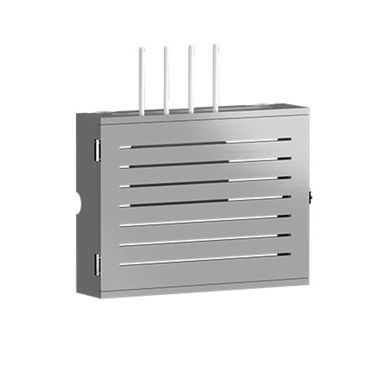 Gestion des câbles efficace avec le grand cache décodeur WiFi en bois