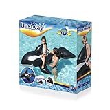 Divertida colchoneta con diseño divertido de ballena con grandes aletas y cola