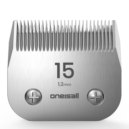Lame 15 pour tondeuse chien oneisall Grandmaster Pro en acier carbonisé durable