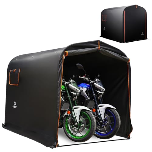 créer バイクガレージ 3サイズ 【誰でも組立カンタン】3つの固定方法...