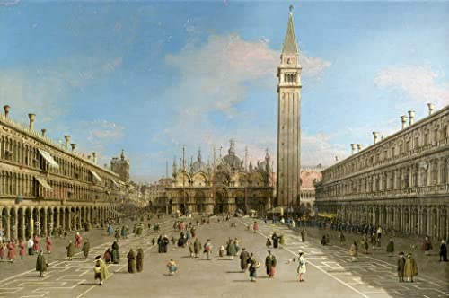 Toile Piazza San Marco décoration murale haut de gamme salon et bureau 60x90