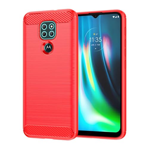 Funda Compatible con Moto E7 Plus,Situación básica,Botón Flexible/protección Integral de 360 ° para Evitar la rotación de los Dedos