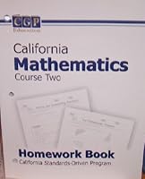 California Mathematics Course 2 Homework Book 1600170269 Book Cover