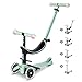 Produktbild Micro Mobility Micro Mini2Grow Deluxe Magic LED Scooter aus Glasfaserverstärktem Kunststoff in der Farbe Mint für Kleinkinder, MMD357