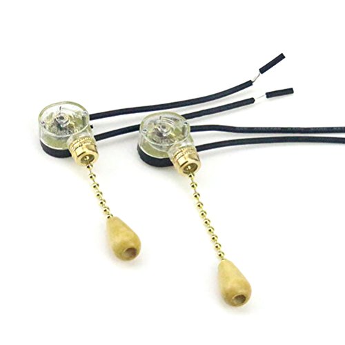 Image of 20 Pcs Ceiling Fan Wall Light Replacement Pull Chain Cord Switch Control By Crqes