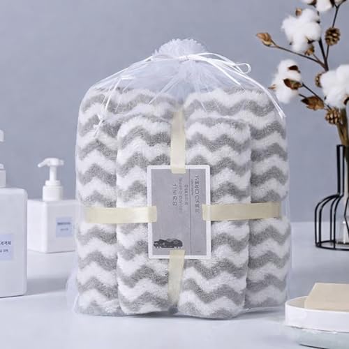 Image of HomeCloud Ultra Soft Cotton+Velvet Bath Towel Set, which Includes Bath Towel with Hand /Face Towel for Women & Children
